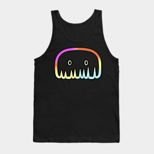 Kawaii Rainbow Halloween Retro Pride Colorful Tank Top